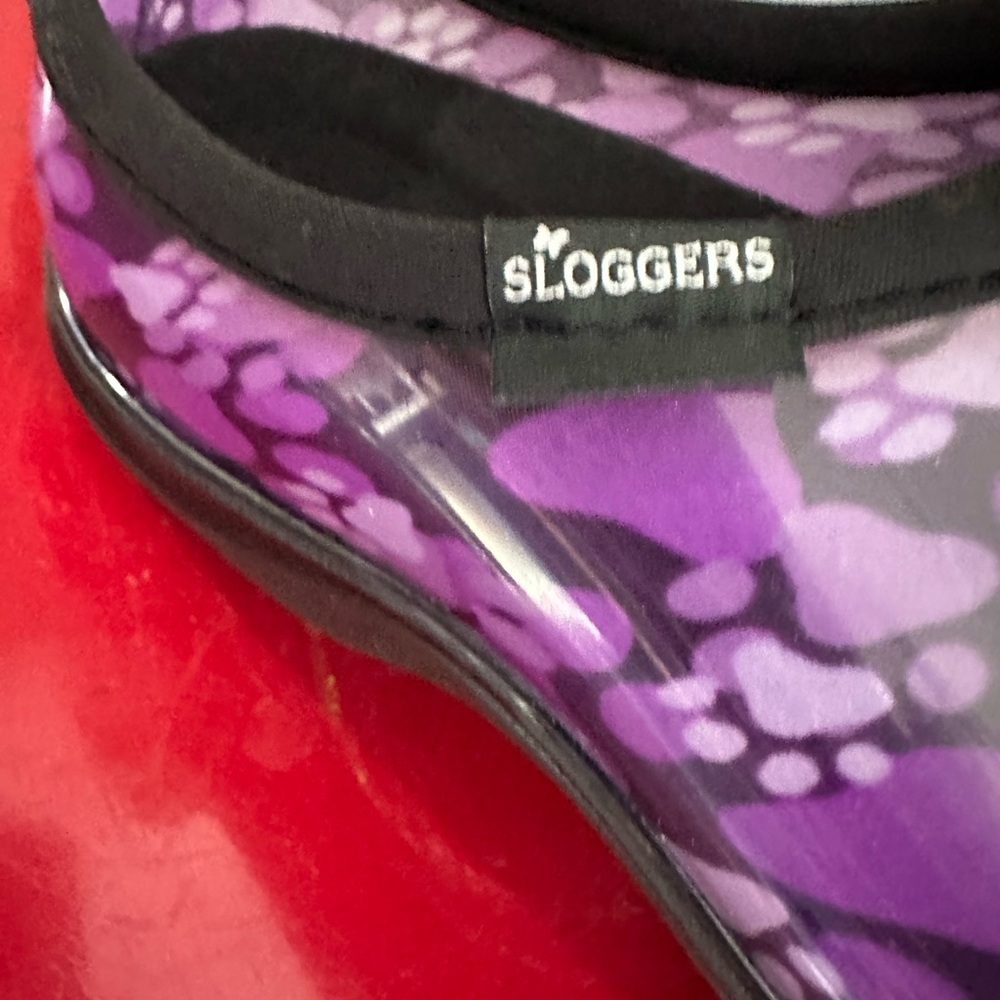 Sloggers Purple Women's Mules - Picture 6 of 7
